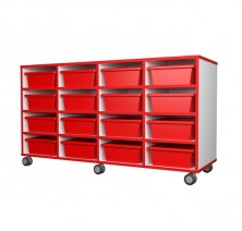 Mobile Tote Tray Unit   16 Trays